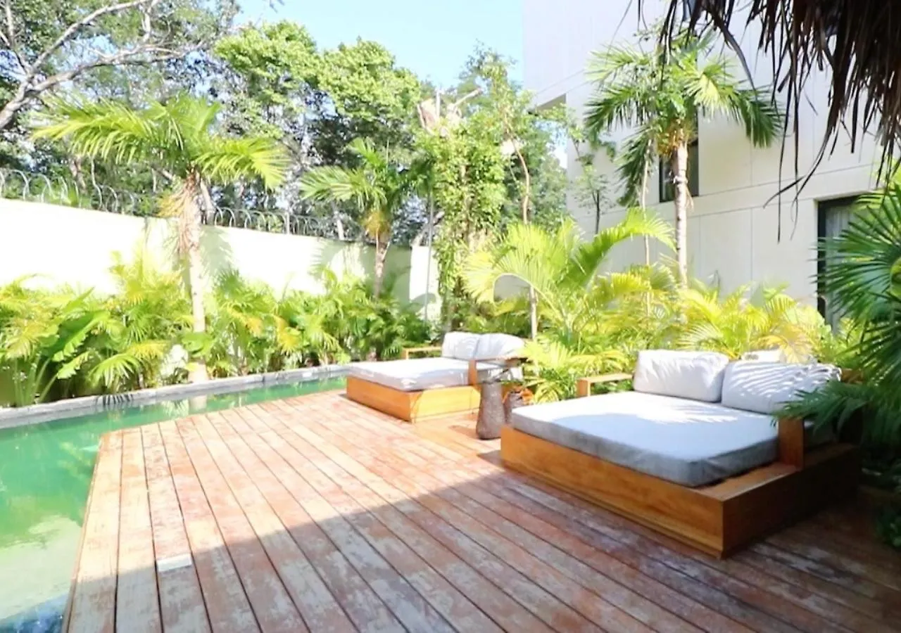 Departamento 2 Recamaras Con Alberca Privada A 10 Minutos De La Playa Apartment Tulum